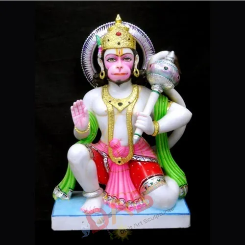 Makrana Hanuman Ji Marble Idol