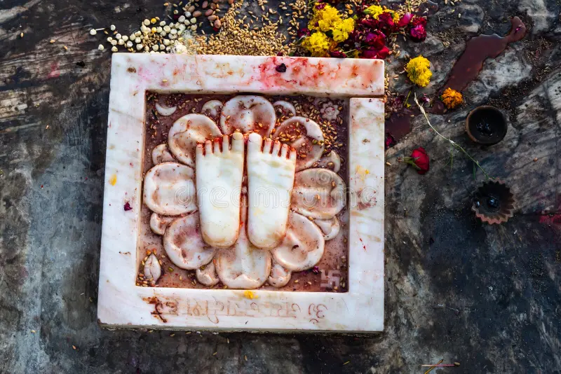 Hindu God Footprint