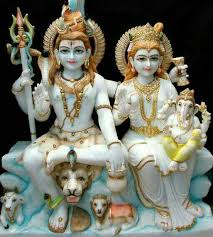 Marble Shiv Pariwar Statue